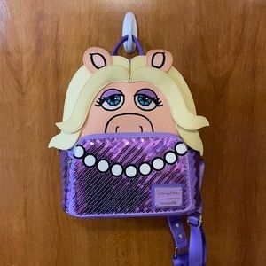 Disney Parks Loungefly’s Miss Piggy Backpack
